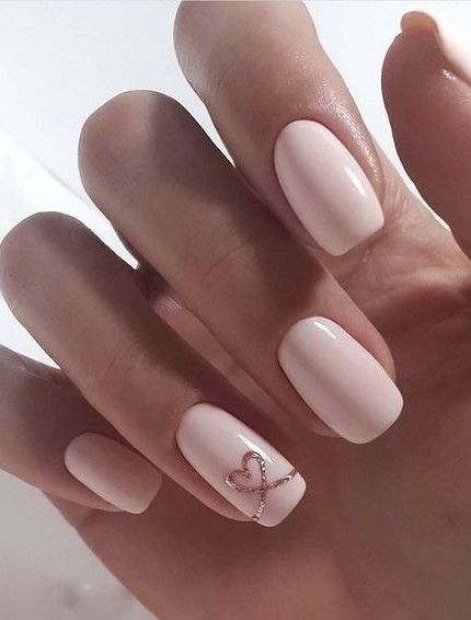 unghie rosa pastello gel