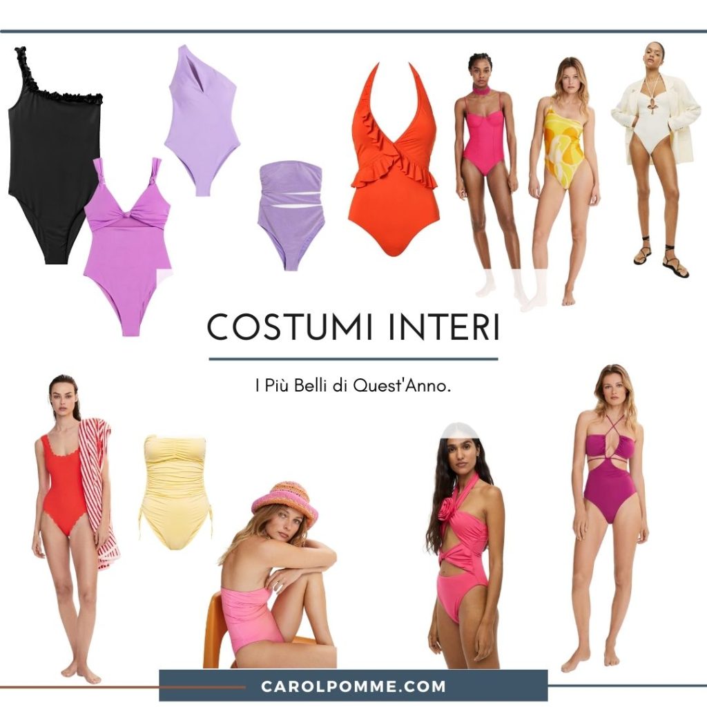 costumi interi bellissimi