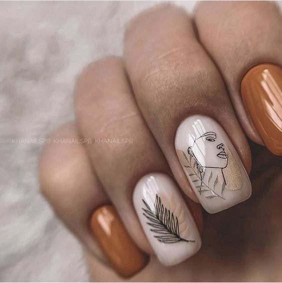 idee smalto gel autunnali