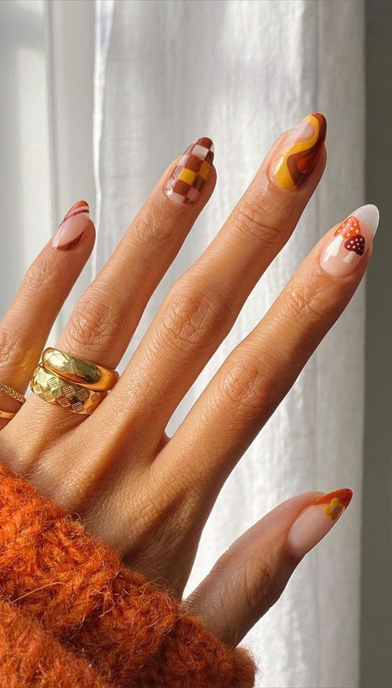 nail art autunno 2023