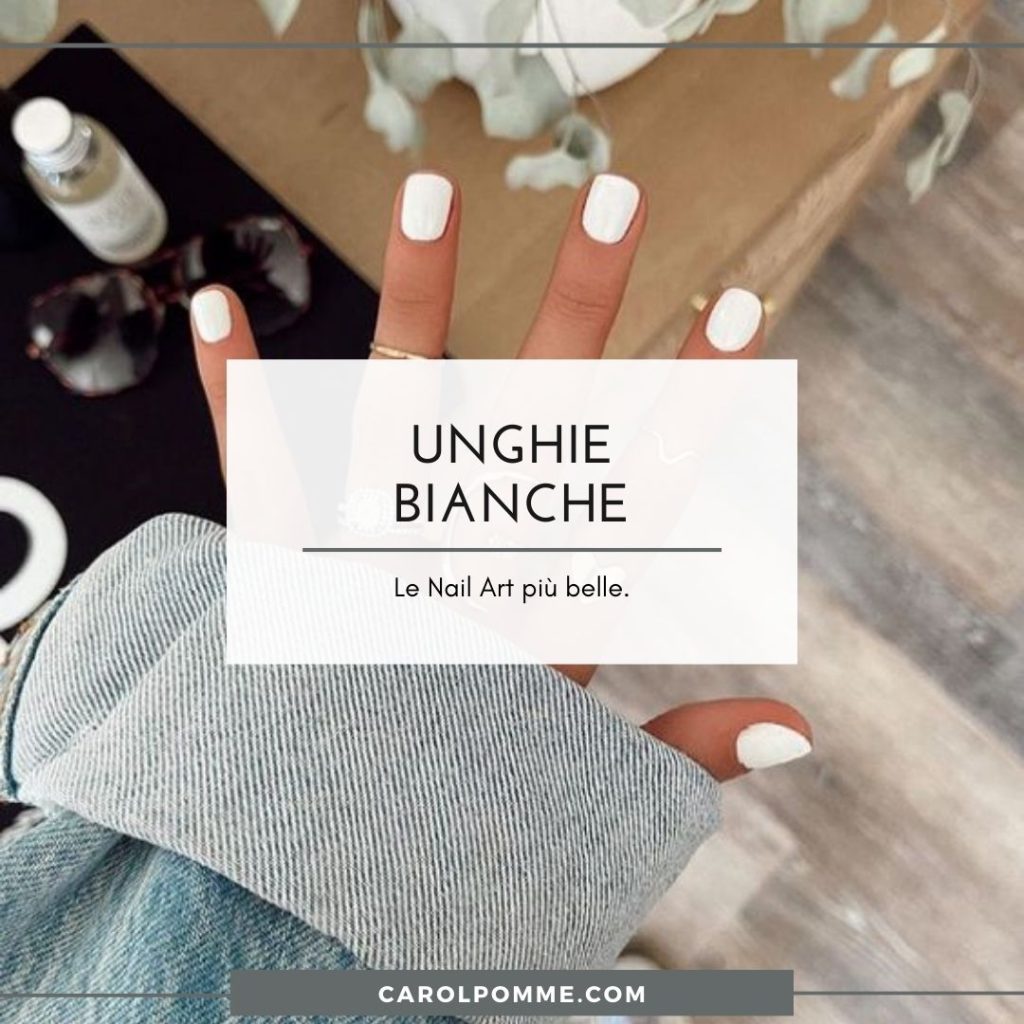 unghie bianche