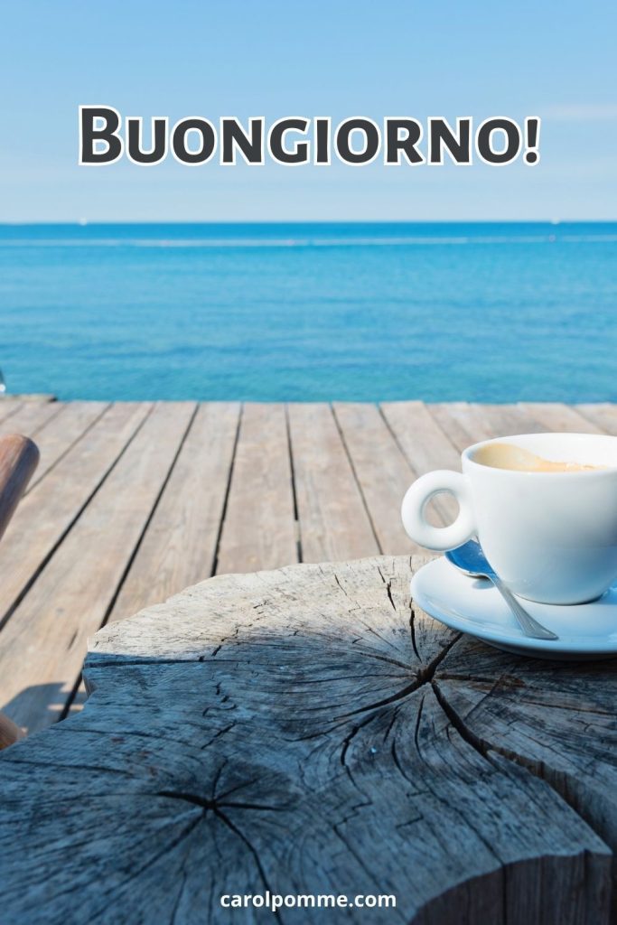 vista mare buongiorno mare caffe