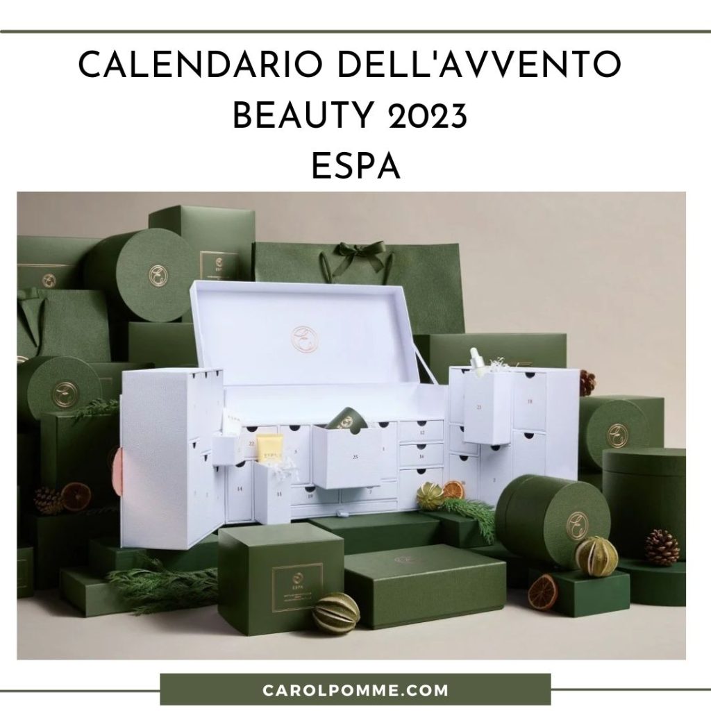 calendario avvento skincare espa 2023