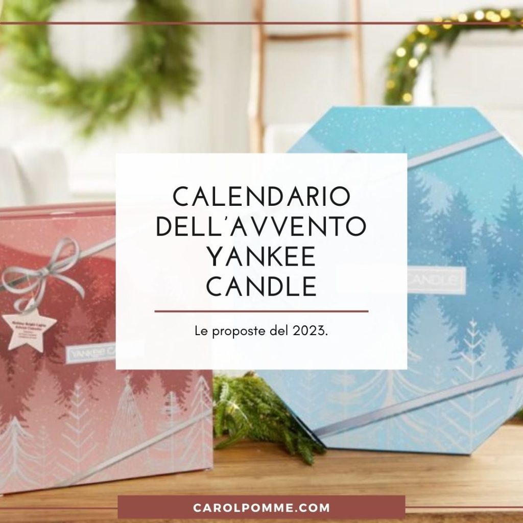 calendario avvento yankee candle 2023