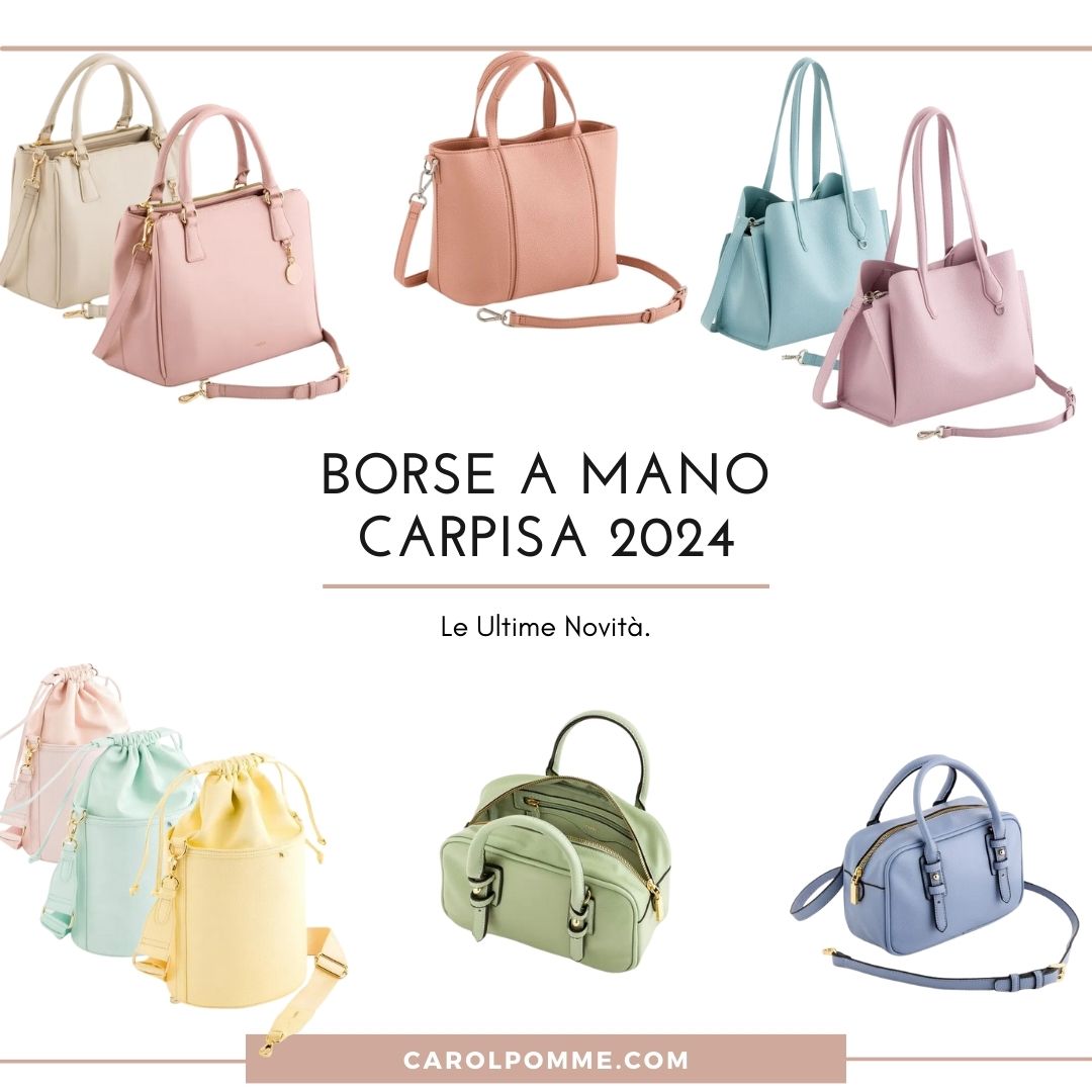 Borse Carpisa, nuova collezione 2024 Carol Pomme